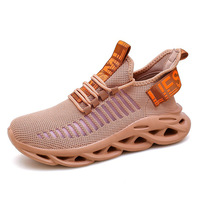 Chaussures décontractées tendance printemps-automne, lacets élastiques, respirantes, légères, chaussures de course, chaussures de montagne pour hommes