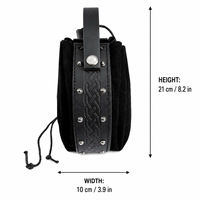Mittelalterlicher Vorhautgürtel Renaissance Rollenspiel-Kostüm Kombinierbar mit Steampunk Handytasche für Eigenständige Verkaufsstellen