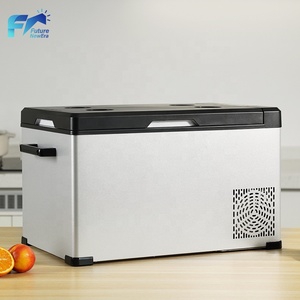 Réfrigérateur-congélateur de voiture 40L à <span class=keywords><strong>prix</strong></span> d'usine avec batterie amovible 12V 24V, zone unique, portable, pour extérieur - Product Image 1