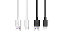 Cables USB Tipo C para Micrófono y Teléfono, PVC, 5V 12V 2A 3A 5A, 0.8M 1M 1.5M, Carga Rápida y Transferencia de Datos, Venta al Por Mayor