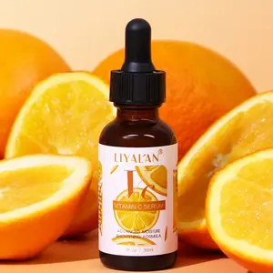 Sérum facial à la vitamine C Soin de la peau antioxydant Sérum éclaircissant à la vitamine C avec acide hyaluronique