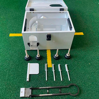 Machine à balles de golf semi-automatique avec commande au pied, distributeur automatique de balles de golf, aide à l'entraînement de golf