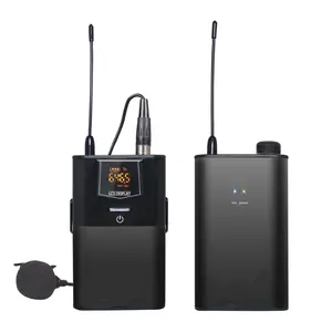 Wireless Lavalier Microphone 2.4G Rechargeable Wireless wifi Microphone Interview Mike Wireless Condenser Microphones