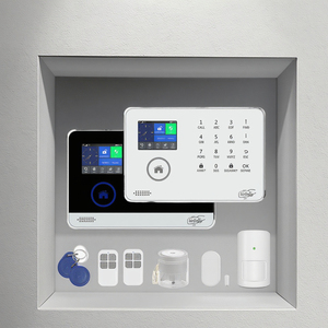 Xách tay 2.4-inch màn hình cảm ứng Wifi/GPRS 433Mhz kép ABS Cảm biến chuyển động Hệ thống báo động không dây an ninh nhà cá nhân - Product Image 1