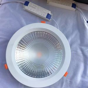 Lámpara de techo alta para hotel, <span class=keywords><strong>led</strong></span> cob luz descendente de 40w, 100-277v, tamaño de agujero de 8 pulgadas, 200mm, 225mm, <span class=keywords><strong>230mm</strong></span> - Product Image 4