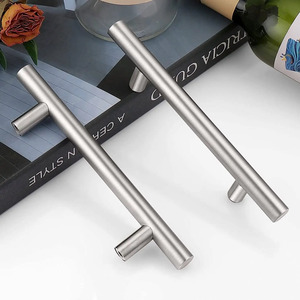 WEKIS Stainless Steel Flush Pull Handles Cabinet <strong>Door</strong> Hardware Silver Metal Furniture Pulls Kitchen Cabinet <strong>Knobs</strong> Factory - Product Image 1