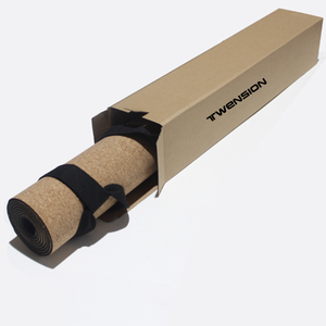 Organic Tapis Mat De Yoga Eco Friendly Cork & Natural Rubber 5mm de espesor antideslizante Yoga Mat Set con logotipo personalizado - Product Image 3