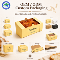 Cajas Corrugadas Biodegradables y Ecológicas Personalizadas con Forro de Esponja para Pasteles, Galletas, Donuts y Pan - Empaque al por Mayor con Logotipo Personalizado
