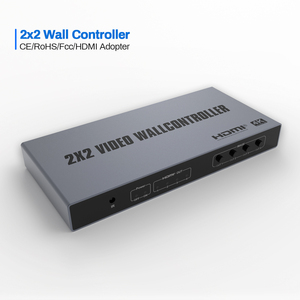 Contrôleur de mur vidéo OEM 2x2 <span class=keywords><strong>4K</strong></span> <span class=keywords><strong>HDMI</strong></span> 1x2 1x4 1x3 <span class=keywords><strong>Multi</strong></span> Video TV Screen Processor Switcher Splicer 2x2 Video Wall Controller - Product Image 1