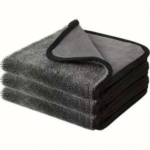 Serviette en microfibre tissée ultra-fine à séchage rapide, personnalisable en taille et poids, pour le detailing automobile, lavable en machine - Product Image 3