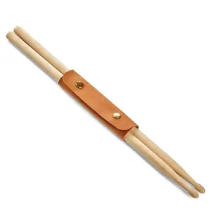 Draagbare 5a Drumstick Hoes Met Knoppen Pu Lederen Drumstick Case Tas Drumstick Houder Voor Drummer Cadeau