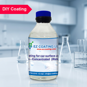 45.EZ Coating LLC K-412 1L Revêtement céramique brillant haute performance respectueux de l'environnement pour surface automobile, concentré hydrophobe à base d'eau - Product Image 5
