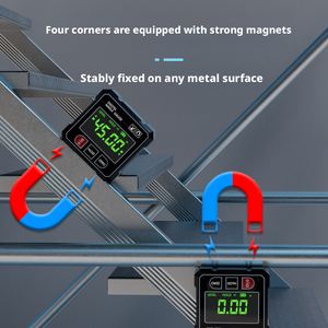 Niveau laser numérique 2 axes avec rapporteur d'angle, inclinomètre, règle, base magnétique et détecteur d'angle magnétique - Product Image 4