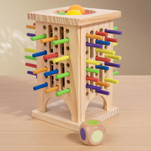 Nuovissimo Set di Dadi in Legno Colorati, Puzzle Educativi Interattivi, Regalo Didattico, Giocattoli per Bambini e Bambine - Product Image 6