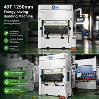 Máquina de plegado de 40T y 1250 mm, ahorradora de energía y ecológica, de 6 ejes con controlador Delem DA53TX
