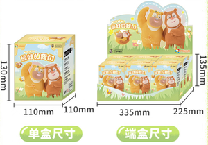 <span class=keywords><strong>Boonie</strong></span> <span class=keywords><strong>Bears</strong></span> Best US Series PVC Blind Box Ornements Non-Duplicate Cinnamoroll Personnages Cadeau de la fête des enseignants 6 pièces Extrémité entière - Product Image 3