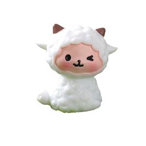 Dessin animé mignon <span class=keywords><strong>mouton</strong></span> Micro-paysage jardinage plante en pot petits ornements bureau bureau ornements décoratifs bricolage petits accessoires - Product Image 5