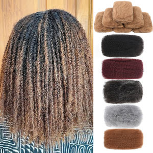 Mèches de Cheveux Humains Originea en Gros, Pré-Étireées, Douces, Type <span class=keywords><strong>Afro</strong></span> Crépues, Extensions de Cheveux Naturels pour Tresses et Locs, 14 Pouces - Product Image 1
