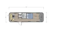 Maison mobile ou mini-maison personnalisable - Structure en acier imperméable inspirée des capsules spatiales, en matériau de conteneur, à vendre