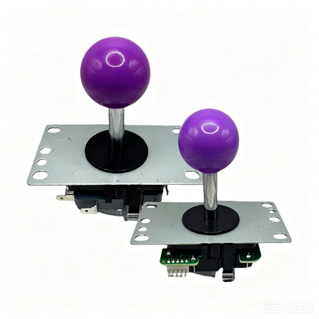 Ruike Multiplayer Arcade Boxing DIY Kit-Chrome Joystick Metal Cabinet EU/US/UK/AU Plug 1 Year Warranty