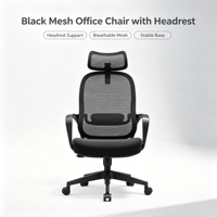 Chaises de bureau modernes à dossier haut en maille pour l'approvisionnement des entreprises, vente en gros, mobilier de bureau personnalisable