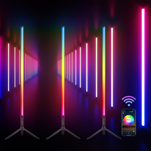 Tube lumineux LED RGB TL130 PRO <span class=keywords><strong>T8</strong></span> en aluminium 120cm 36W IP54 pour usage intérieur hôtelier et bureautique avec contrôle par application - Product Image 4