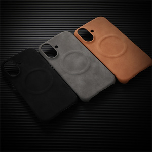 L'étui de téléphone portable <span class=keywords><strong>rechargeable</strong></span> sans fil en peau d'agneau haut de gamme est iPhone16Promax 15Pro 14plus anti-chute magnétique <span class=keywords><strong>13</strong></span> 12 - Product Image 3