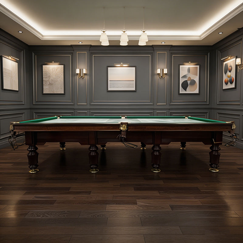 12ft Russian Pyramid Billiard Table - Tournament Steel Cushion or Oak ...