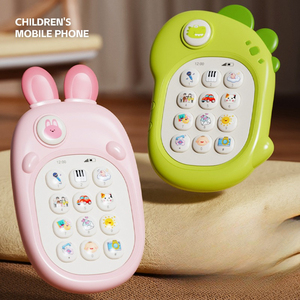 Bébé Simulation téléphone portable jouets de musique pour enfants éducation précoce histoire éducative Machine téléphone Rechargeable - Product Image 2