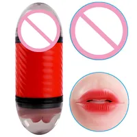 Künstliche Vagina Oralsex Pussy Spielzeug für Männer Vibrator saugen elektrische männliche Mastur bator Tasse Masturbation automatische Maschine