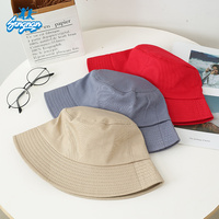 Diseñador de moda Reversible Bucket Cap Hat Bordado Fisherman Bucket Hat con etiqueta de marca privada