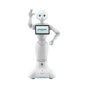 सॉफ्टबैंक काली मिर्च बुद्धिमान सेवा रोबोट स्मार्ट Humanoid बहु कार्यों रोबोटिक्स के लिए वाणिज्यिक, सफेद