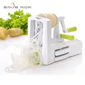 Großhandel Küche 5 Klinge Gemüse Spiralizer, Spirale Slicer - Zucchini Spaghetti Pasta Maker, Veggie Spiralizer