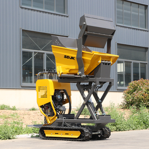 Livraison gratuite, livraison rapide, mini-dumper chenillé chinois 500 kg 800 kg, mini-dumper hydraulique pour jardin, mini-dumper pour travaux agricoles et de construction - Product Image 1