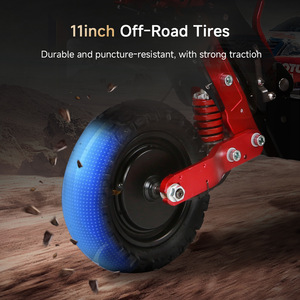 Trottinette électrique JLM X7, <span class=keywords><strong>vitesse</strong></span> maximale 65 km/h, en alliage d'aluminium, double moteur, amortisseur étanche de type C, frein, directement de l'usine - Product Image 2