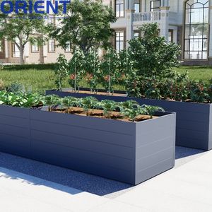 Jardinières en aluminium d'usine Pots extérieurs et <span class=keywords><strong>de</strong></span> fleurs <span class=keywords><strong>de</strong></span> grande taille et jardinières pour le projet australien - Product Image 6