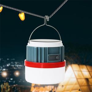 Lampe LED solaire USB pour le camping, rechargeable, pliable, rétractable, écologique, étanche IP65, à intensité variable, 50W, ABS+PP - Product Image 3