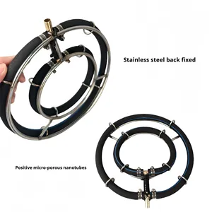 Fabrieks-roestvrijstalen/nanobuis-beluchtingsring, vijvermicro-nano-beluchtingsring, luchtsteenverspreider voor vis en garnalen - Product Image 3