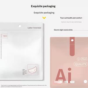 Ventes en gros de <span class=keywords><strong>sous</strong></span>-vêtements physiologiques pour femmes à taille haute et coupe haute, en coton et viscose, antibactériens, anti-fuites, pantalons menstruels - Product Image 4