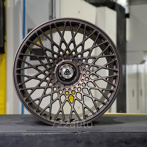 Jantes forgées de luxe de style monobloc 722Auto, design nid d'abeille, déport personnalisé, haute résistance, aluminium forgé premium 6061-T6 - Product Image 1