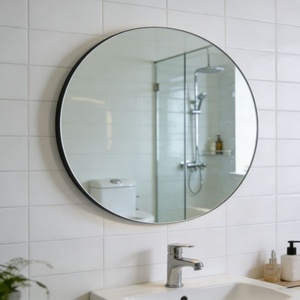 Wholesales Bathroom Unframed Mirror Waterproof Corrosion Prevent High Reflectivity clear Mirror for Hotel Restaurant Bathroom - Product Image 1