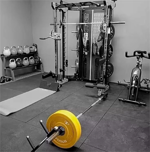 Station <span class=keywords><strong>de</strong></span> <span class=keywords><strong>musculation</strong></span> multifonctionnelle XinRui Home Gym avec rack à charges, machine Smith et <span class=keywords><strong>banc</strong></span> polyvalent - Product Image 5