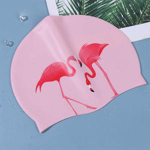 Gran oferta, <span class=keywords><strong>gorro</strong></span> de natación para <span class=keywords><strong>piscina</strong></span> para niños, logotipo personalizado impreso, elástico, estampado de diferentes tamaños, gorros de natación de silicona para niños - Product Image 4