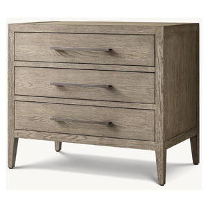Meubles RHMAKER de style français contemporain, table de chevet moderne de luxe de style français, table de chevet fermée avec tiroir pour chambre à coucher - Product Image 3