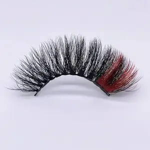 Factory wholesale colorful drama performance mink false eyelash thick become warped masquerade ball false lashes