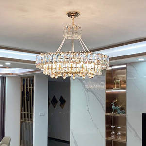 Zèle Éclairage Pendentif Lumière décoration salon moderne k9 lustres de luxe en cristal - Product Image 1
