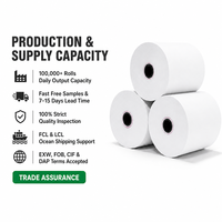 Rouleau de papier thermique 57 mm x 50 mm, OEM ODM, taille personnalisée pour atelier de réparation automobile, animalerie, facturation en gros, approvisionnement en gros