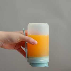 Botella de <span class=keywords><strong>Agua</strong></span> de Plástico con Pajita y Escala, Portátil, para Deportes al Aire Libre, para <span class=keywords><strong>Agua</strong></span>, Leche, a Prueba de Fugas, para Niños - Product Image 3