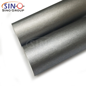 Film de protection de voiture en vinyle <span class=keywords><strong>chrom</strong></span>é gris foncé brossé électro-métallique, facile à installer, colle à faible viscosité initiale, rouleau complet - Product Image 4