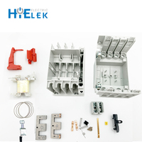 Contacteur modulaire HiELEK HCH8 AC triphasé 32A-63A 50/60Hz certifié CE CB TUV, bobine 220V, points argentés, 4 contacts NO, mécanique 1M